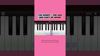 THE SCRIPT - THE MAN WHO CAN’T BE MOVED || Easy Piano