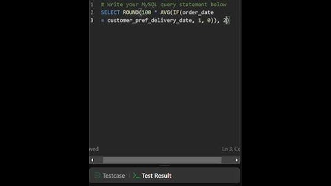 Solution to Immediate Food Delivery II without IN keyword - LeetCode No. 1174 #leetcode #leetcodesql