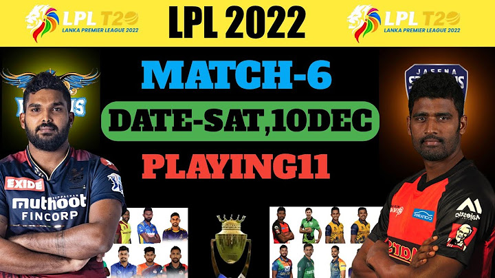 Kandy Falcons vs Jaffna Kings Playing 11 | LPL 2022 | Match-6 | KANDY vs Jaffna Playing 11 | LPL |