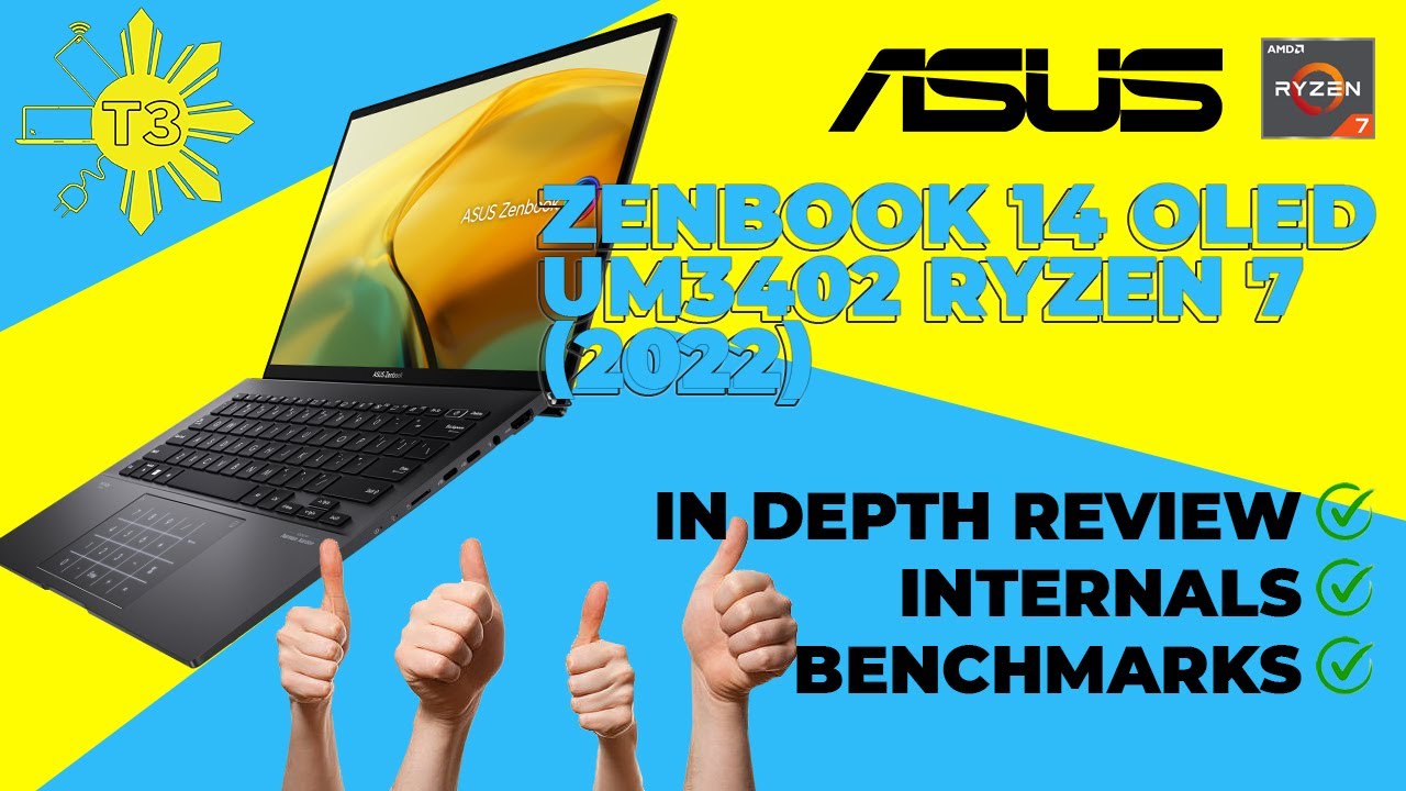 Asus Zenbook 14 OLED UM3402 Ryzen 7 In-Depth Review (2022) 