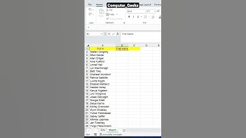 How to use Flash Fill in Microsoft Excel Simplest explanation 😎 #shorts #excel