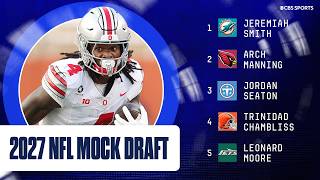 2027 NFL Mock Draft: Dolphins take Jeremiah Smith at No. 1, should Arch Manning still be in Top 5