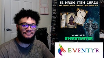 5E Magic Item Cards by @EventyrGames Unboxing & Overview with Mocha Bear