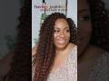 60 Second Freetress Joyfull Curl Crochet Hair Review #crochetbraids #shorts #crochethair