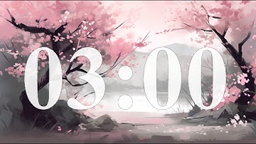 3 Minute Timer Cherry Blossoms
