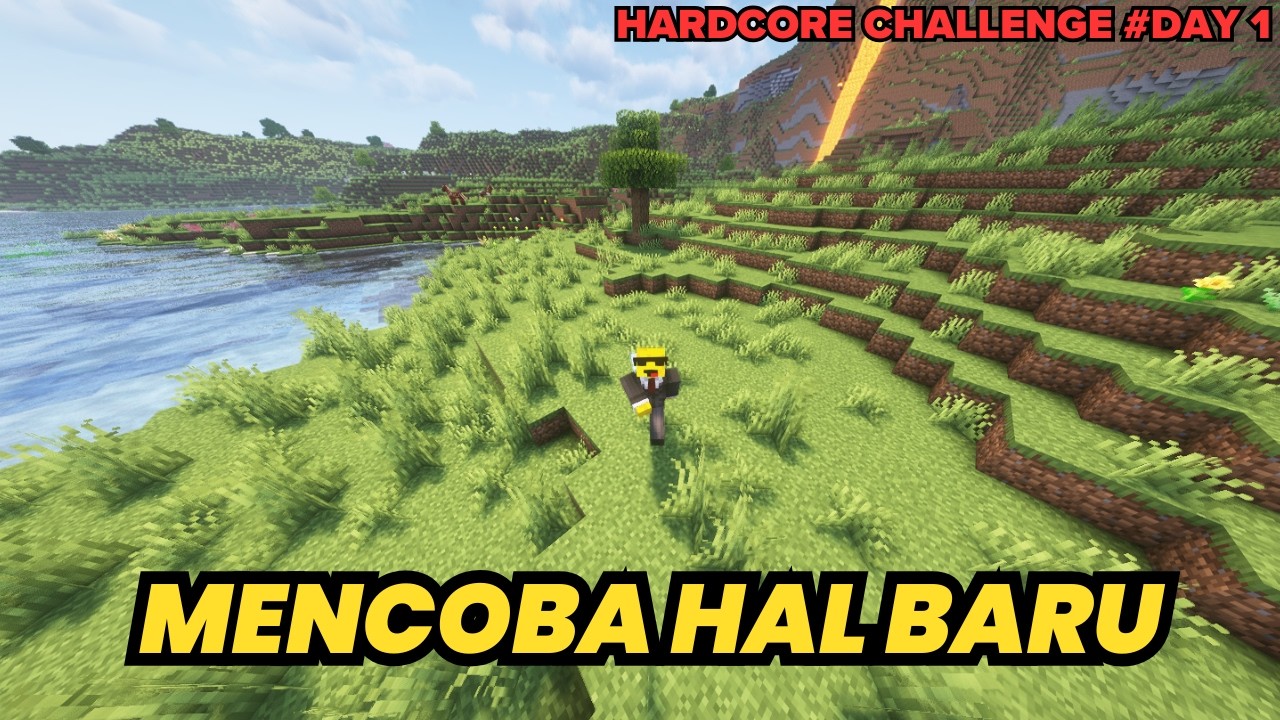 AKU INGIN MENAMATKAN MINECRAFT HARDCORE! - HARDCORE CHALLENGE (1) - YouTube