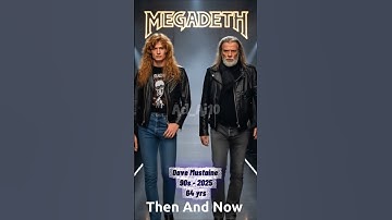 MEGADETH Legendes op de Catwalk 👑 90-94 vs 2025 | Nostalgie van toen en nu #80smusic #rocklegends...