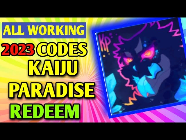 ✨UPDATE✨KAIJU PARADISE CODES - ROBLOX KAIJU PARADISE CODES - KAIJU PARADISE  CODE 2023 