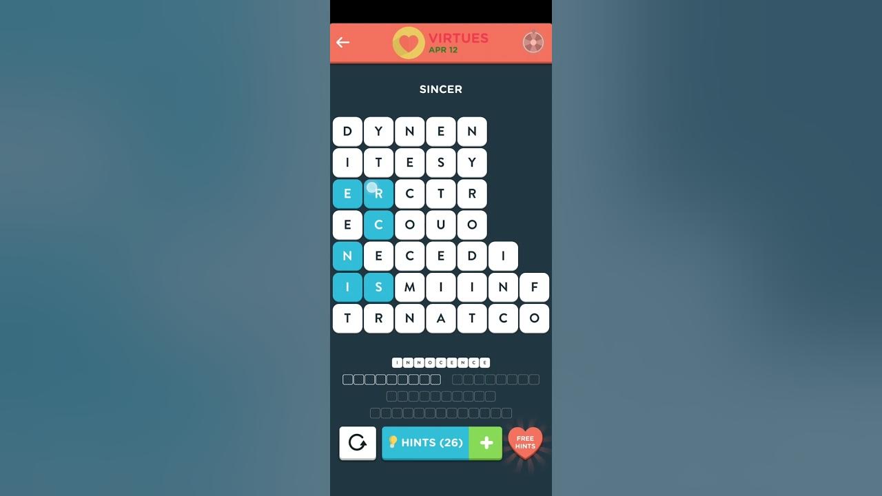 Wordbrain 2 Daily Challenge April 12 2024 Wordbrain 2 Puzzle of the