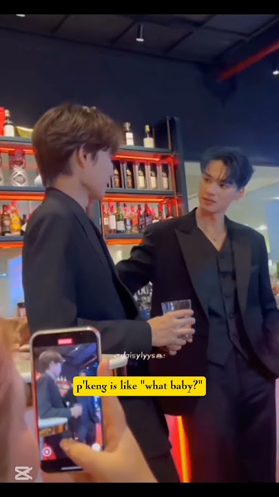 Namping wondering when he’ll finally devour P’Keng  #kengnamping #khemjira #bl