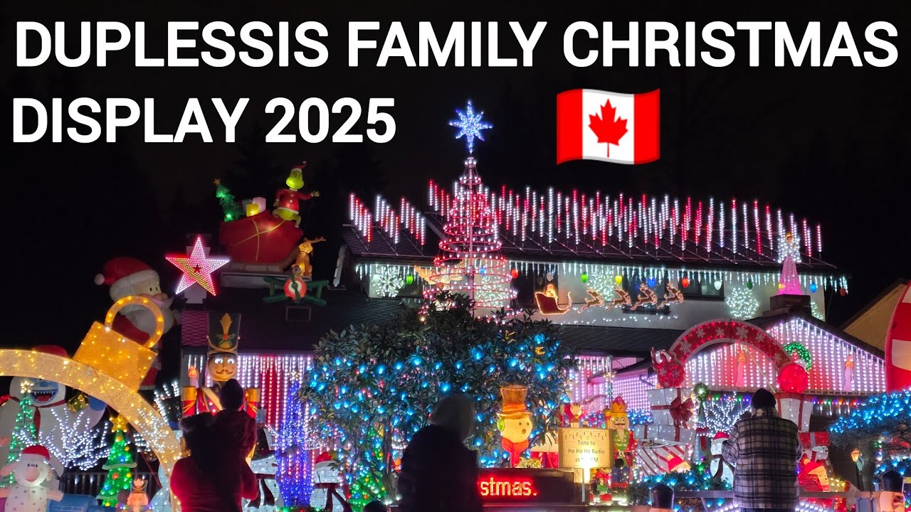 🇨🇦 DuPlessis Family Christmas Display 2025 | Burnaby, BC, Canada | Christmas Decorations