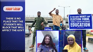 Nigerian Students Block Lagos Airport, Leave Commuters Stranded Amidst Prolonged ASUU Strike [VIDEO]