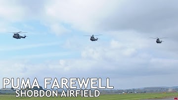 Royal Air Force Puma HC2 Farewell flight - Shobdon Airfield - 26th March 2025