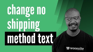 WooCommerce Change no Shipping Method Text (Simple hack)