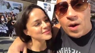 Vin Diesel and Michelle Rodriguez on livestream (April, 2017)