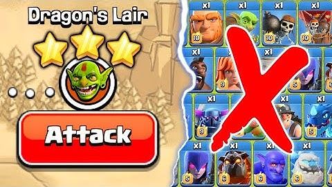 Using Only Heroes To Beat *Every* Goblin Map! Clash of Clan Challenger