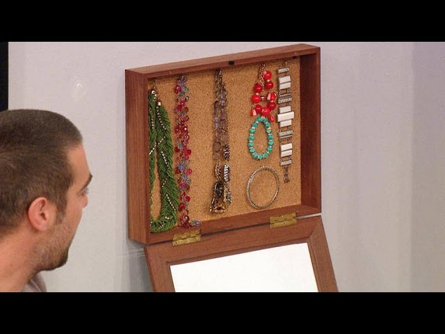 How to Easily Make Your Own Hanging Jewelry Box Picture Frame | Rachael Ray Show