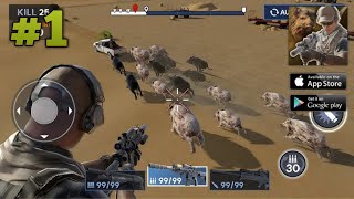 Heli Hog Hunt Sniper Game Wathough Gameplay Part 1 Android iOS | #mobilegame #zombiegamemobile screenshot 4