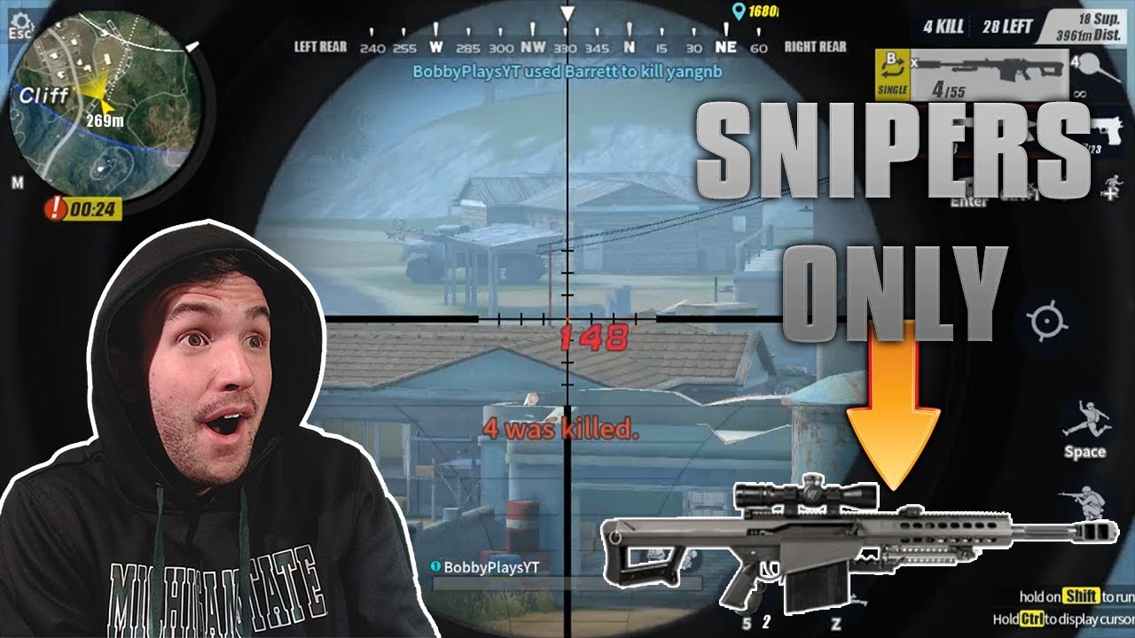 MY BEST RULES OF SURVIVAL SNIPE EVER! SNIPER ONLY CHALLENGE