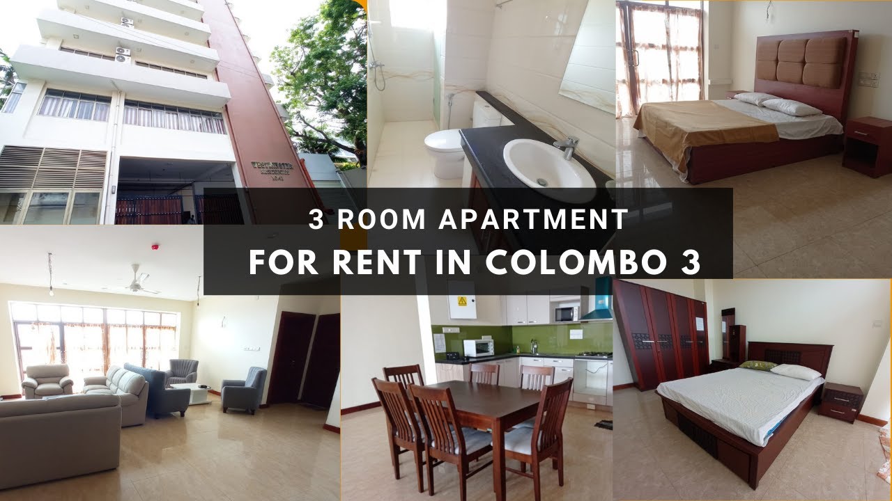 3 Room Apartment For Rent in Colombo 3 AKARA Apartments YouTube