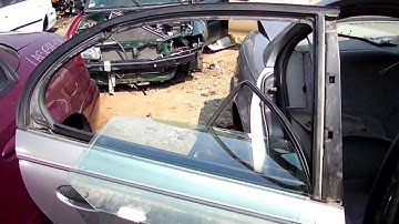 Saturn Rear Door Glass Removal