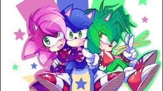 Sonic, Sonia and Manic "I'm blue"
