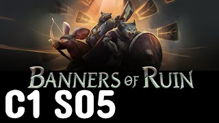 C1S05 | Seeking Sanctuary | Banners of Ruin | Let’s Play | Slay the Spire style deck builder