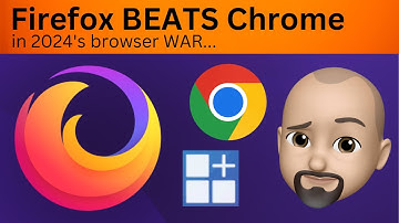 Firefox BEATS Chrome in the Mozilla .vs. Google browser WAR of 2024!!!