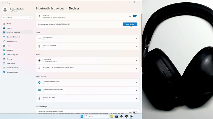SONY WH-1000XM6 – How to Pair With PC (Windows Bluetooth Setup)