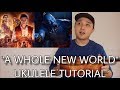 "A Whole New World" - Aladdin (EASY UKULELE PICKING/STRUMMING TUTORIAL) - Kris Fuchigami