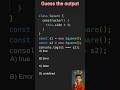 Javascript tricky problems -es6 classes #shorts #short #shortsfeed #javascript #javascript #ytshorts