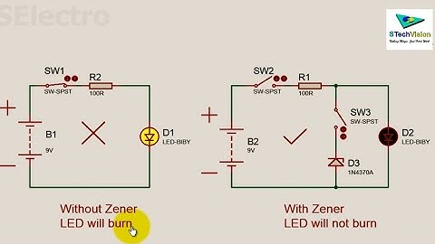 BASIC Electronics #13 How Zener Diode works   Zener Diode As A Voltage Regulator Virtual