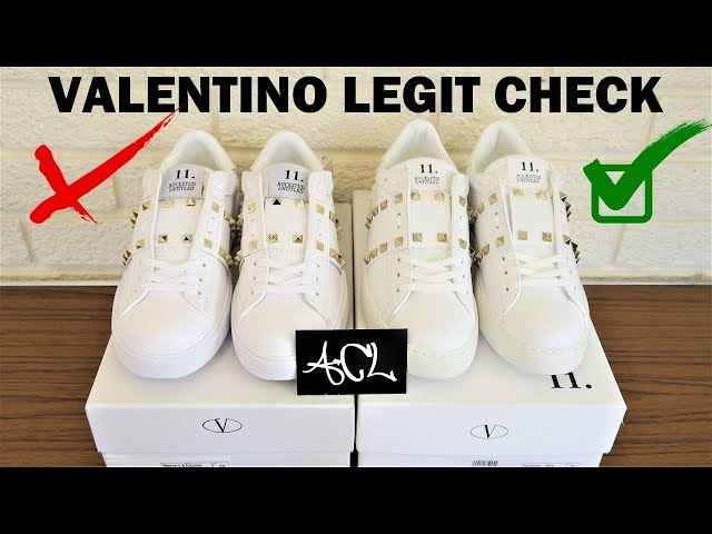 liberal En smule grit How to spot fake Valentino Rockstud shoes authentic vs replica Valentino  legit check review - YouTube