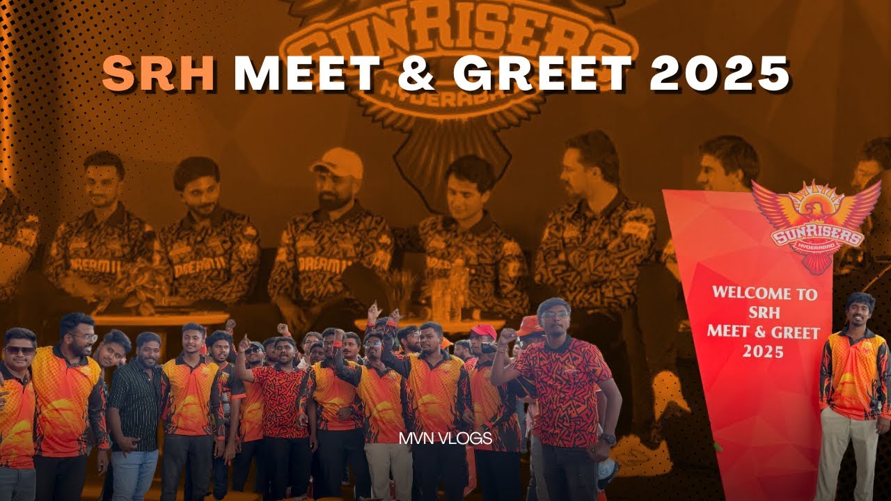 SRH Meet and Greet | Sunrisers Team | | OAF |
