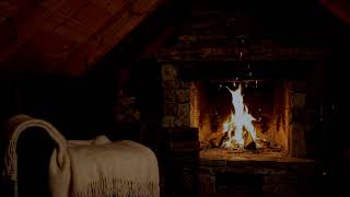 Fireplace Sounds for Stress Relief 🔥 1 Hour Relaxing Sleep Ambience