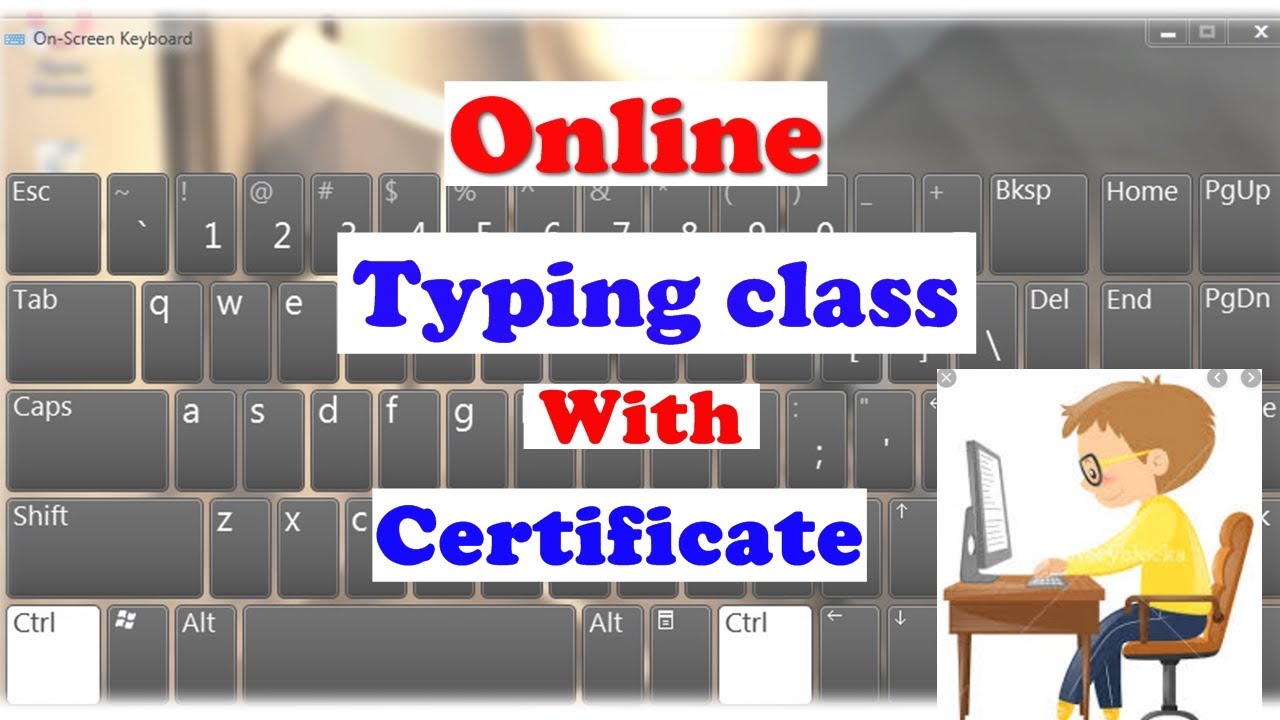 Online Typing Course With Certificate Free Course YouTube