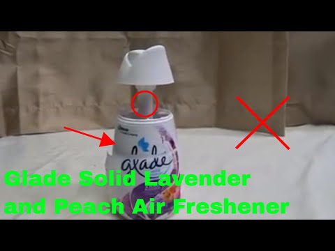 ✓ How To Use Glade Solid Lavender and Peach Air Freshener Review