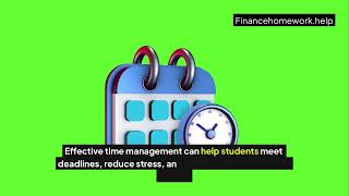 The Importance of Time Management in Completing Finance Assignments