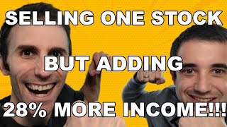 How I Sold ONE Stock and Reinvested into TWO for 28% MORE Passive Income, Steps to Financial Freedom