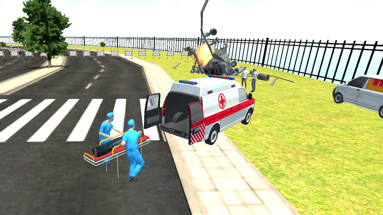 Ambulance Roof Jump Stunts Impossible - Emergency Ambulance  Simulator - Android Gameplay