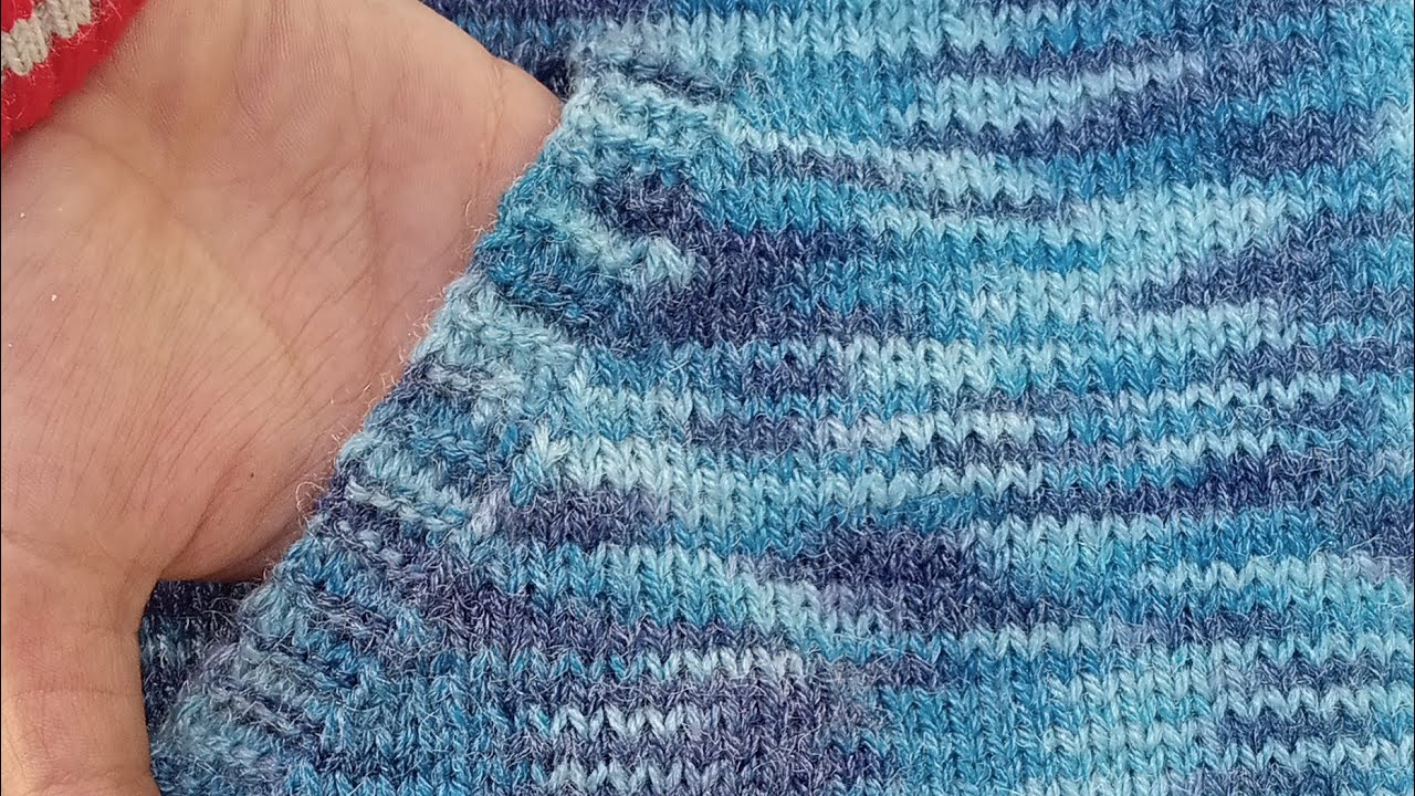 Right side pocket in Cardigan in knitting machine, निटिंग मशीन से जेब कैसे बनाए