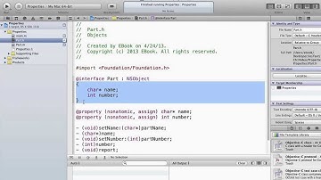 PROPERTIES IN OBJECTIVE C