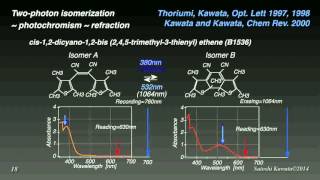 Satoshi Kawata plenary presentation: Optical 3D Nano-fabrication: Drawing or Growing