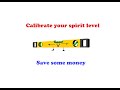 Repair or fix the spirit level