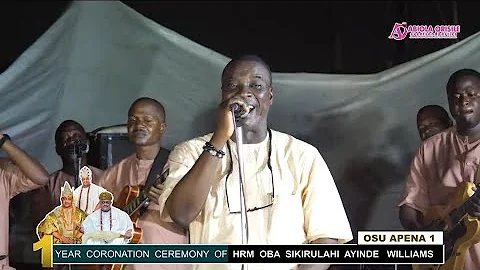 FULL VIDEO OF K1 DE ULTIMATE PERFORMANCE AT THE ONE YEAR CORONATION ANNIVERSARY OF OBA ODI OLOWO.