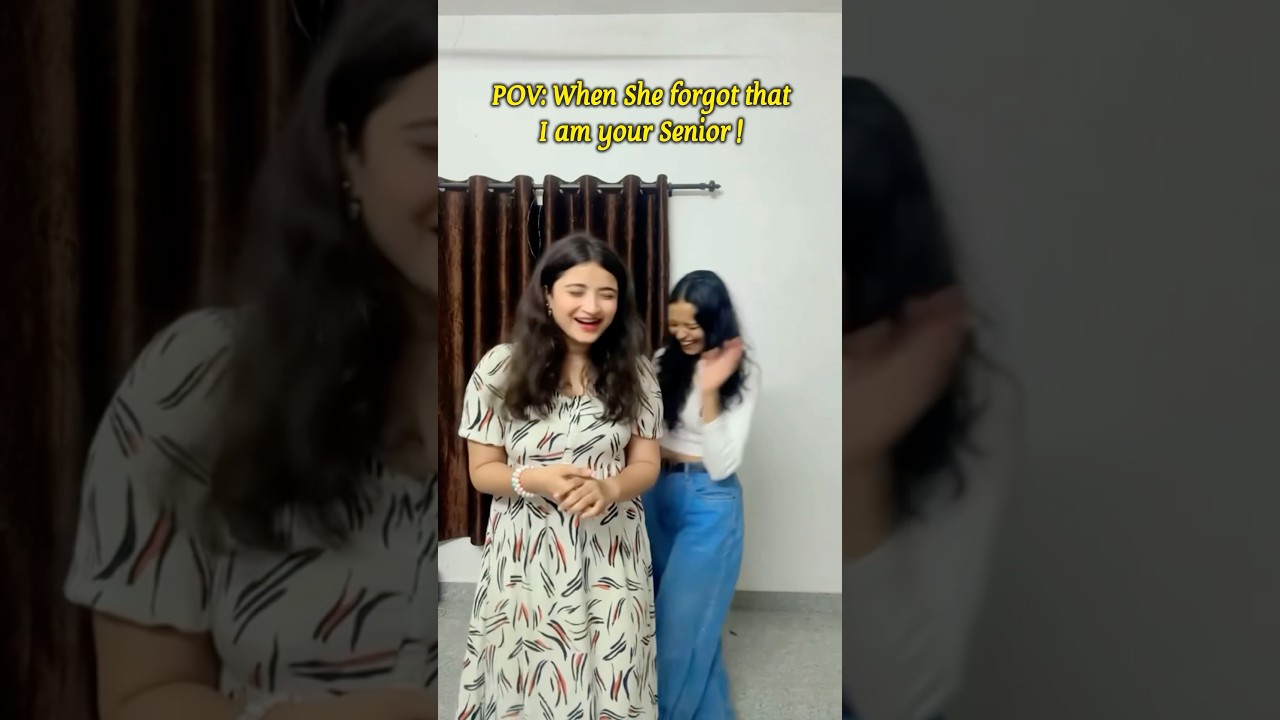 Senior-Junior Relation in College 😡😂 