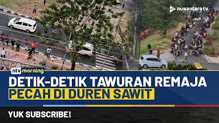 Heboh! Detik-detik Tawuran Remaja di Duren Sawit Bikin Macet Lalu Lintas | NTV MORNING