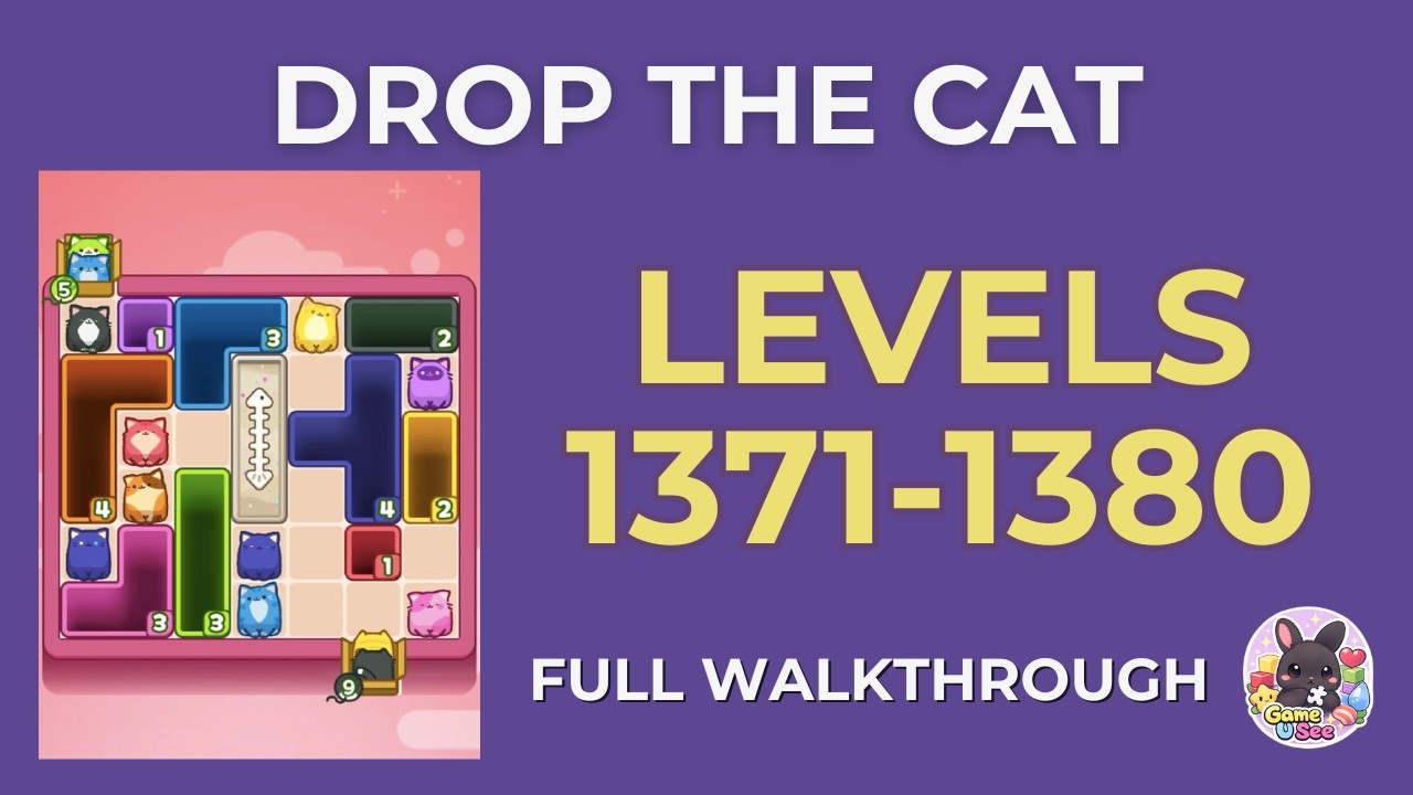 Drop the Cat | Lv.1371–1380 | Level Pack