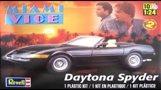 How to Build the Miami Vice Daytona Spyder 1:24 Scale Revell Model Kit #85-4917