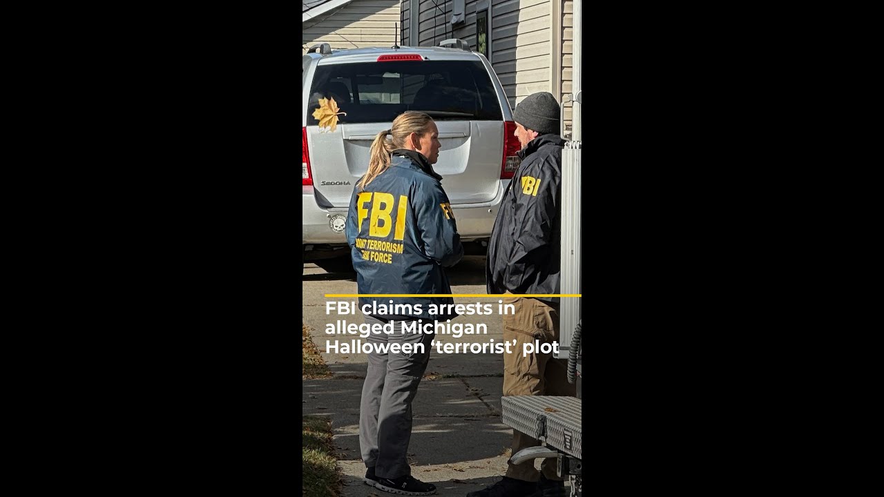 FBI claims arrests in alleged Michigan Halloween ‘terrorist’ plot | #ajshorts